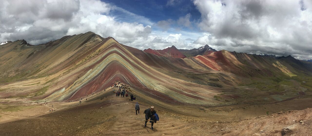 How was Rainbow Mountain formed
